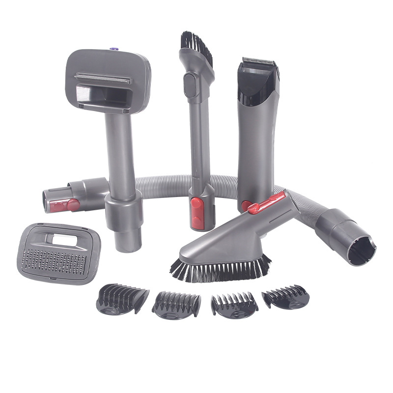 Dyson porszívóhoz tartozó kisállat-grooming fej készlet (V6–V11); macska- és kutyaszőr eltávolítása, 220W, kézi vezérlés