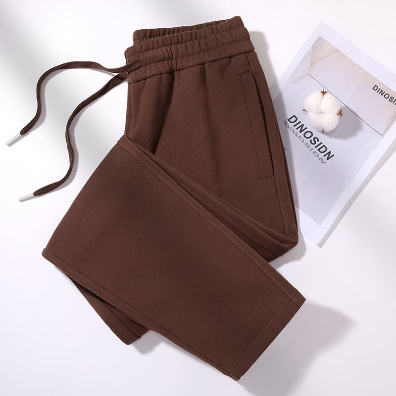 Дамски памучни панталони с прави крака и висока талия, ежедневен стил, съдържат 95% и повече памук