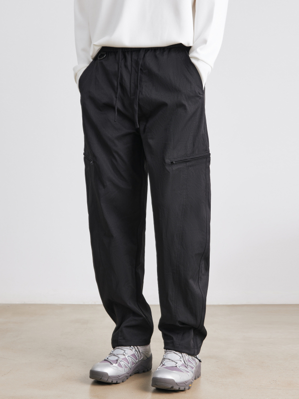 Muške gradske radne hlače, srednji pojas, ravni kroj, poliester, bez peglanja