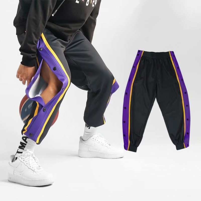 Meleg fleece-belelt sportos casual nadrág, lazán szabott, bokáig érő, középmagas derekú, húzózsinóros zárás