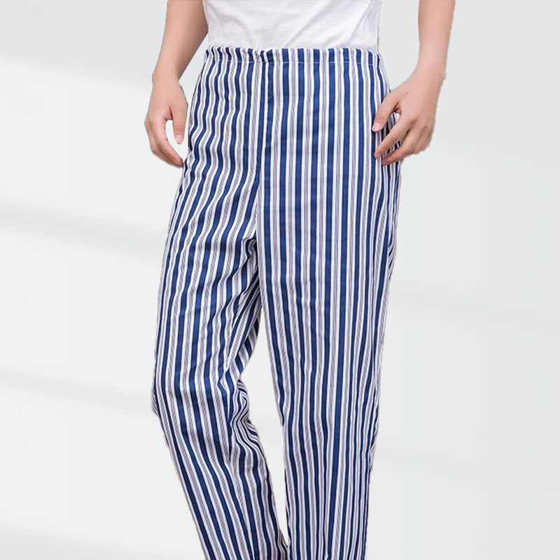 Ligoninės pacientų chalatas, medvilnė, unisex, ilgos rankovės, kostiumo tipo apykaklė, drėgmę išgarinanti medžiaga