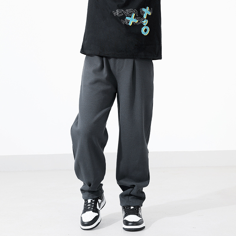 Dječje hlače za sport u korejskom stilu, Pearl Cube pamuk 85%, srednji pojas, za dječake iznad 8 godina.