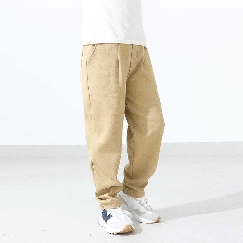 Dječje hlače za sport u korejskom stilu, Pearl Cube pamuk 85%, srednji pojas, za dječake iznad 8 godina.