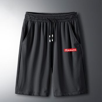 Αντρικά σορτς γυμναστικής σε μεγάλο μέγεθος, άνετη γραμμή, πολυεστερικό ύφασμα με γρήγορο στέγνωμα, καλοκαιρινά σορτς