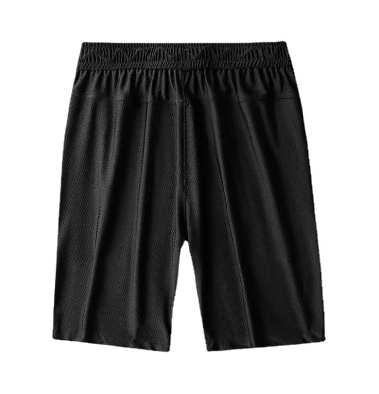 Férfiak számára sportos rövidnadrág, plusz méret, lazán szabott, gyorsan száradó poliészter anyag, nyári