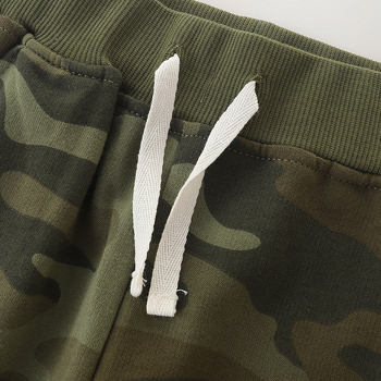 Παιδικά φούτερ παντελόνια με καμουφλάζ και σχέδιο καρτούν, βαμβάκι, μεσαία μέση, τσέπες, για 3–8 ετών, άνοιξη–φθινόπωρο