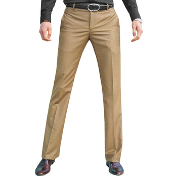 Ανδρικοί παντελόνες σε κορεατικό στυλ, ίσιο κόψιμο, χωρίς σιδέρωμα, εργασιακές παντελόνες από πολυεστέρα