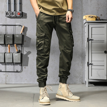 Παντελόνια εργασίας για καθημερινή χρήση - ίσια γραμμή, μεσαία μέση, 95% βαμβάκι, φερμουάρ