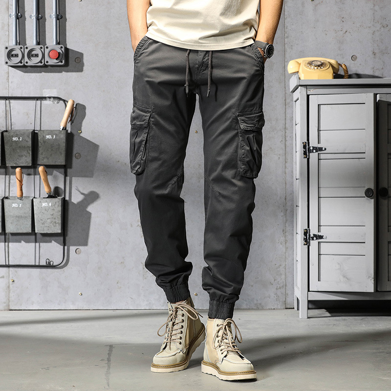 Napi munkaruházati nadrág – egyenes szabás, középmagasság, 95% pamut, cipzár