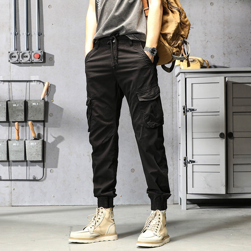 Napi munkaruházati nadrág – egyenes szabás, középmagasság, 95% pamut, cipzár