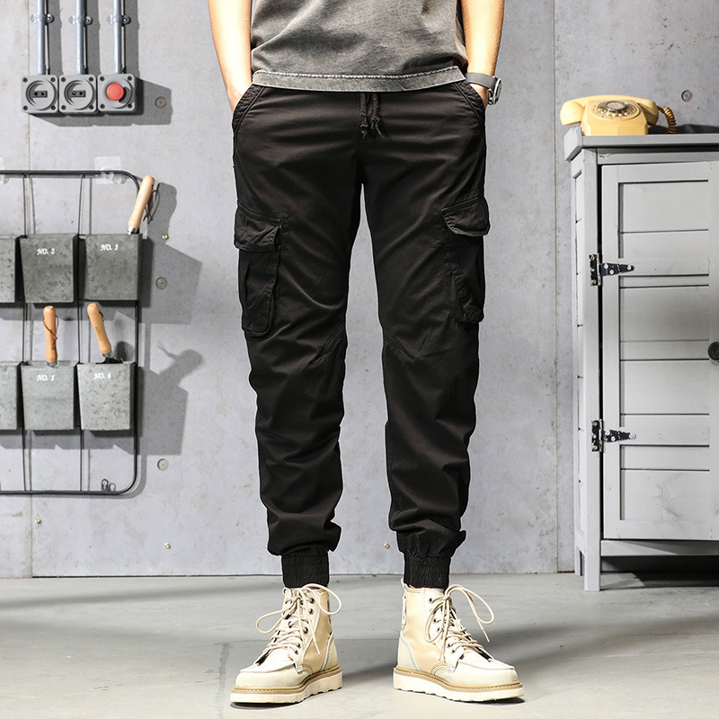 Napi munkaruházati nadrág – egyenes szabás, középmagasság, 95% pamut, cipzár