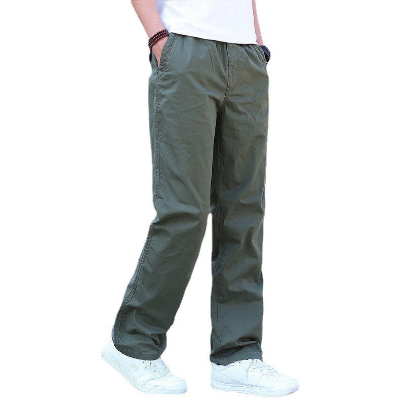 Vyrinės kelnės su tiesia kirpimo linija, poliesterio audinys, fliso pamušalas, tinkamos visoms sezonoms