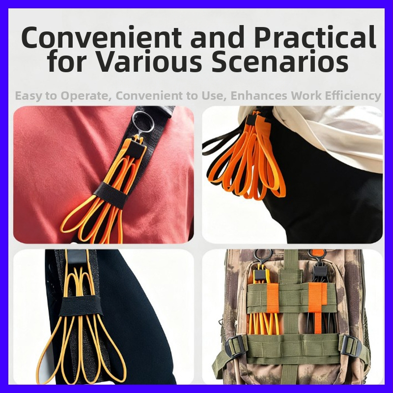 PA66 нейлон тактикически ограничителен колан с двойна катарама, двустранно сгъваем, 1.66 мм дебелина