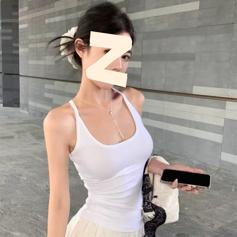 Κάμιζολ με επένδυση στήθους, γυναικείο σλιμ-φίτ τοπ χωρίς τιράντες - βαμβακερό μείγμα, Ι-σχήμα, αστικός στυλ, μη αποσπώμενες τιράντες