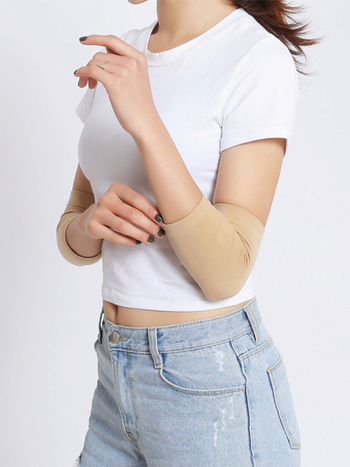 Sporto alkūnės apsauga – ultra plona, kvėpuojanti, šilta; nailoninė medžiaga; suaugusiems; tinkama krepšiniui