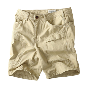 Βαμβακερά καμουφλαρισμένα παντελόνια με πολλές τσέπες, χαλαρή γραμμή, φερμουάρ