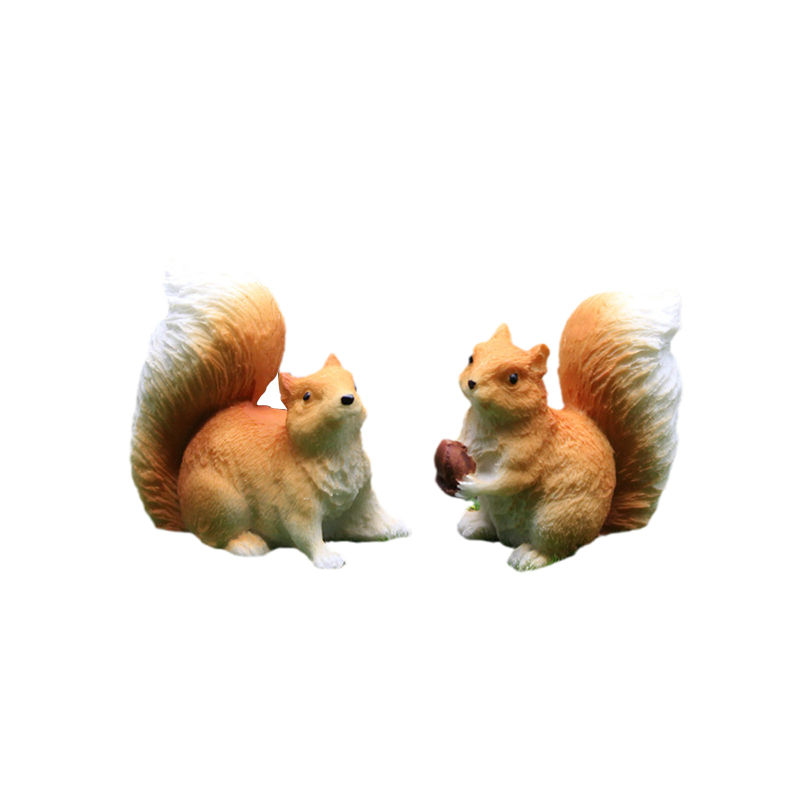 Резинова мини ландшафтна украса за саксия с мъх и сукуленти – декоративен елемент за микро ландшафт, пасторален стил