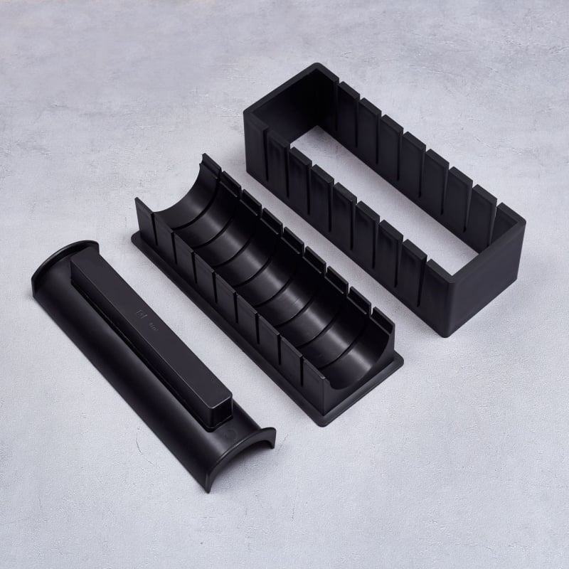 Комплект форми за суши, 10 части – DIY, материал HIPS, корейски стил, възможност за персонализация