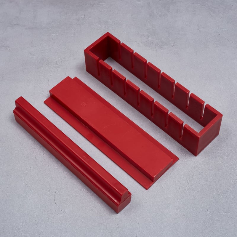 Комплект форми за суши, 10 части – DIY, материал HIPS, корейски стил, възможност за персонализация