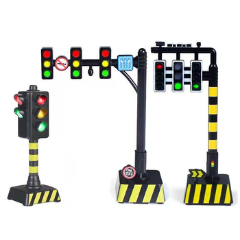 Pārvietojams bērnu satiksmes signāls ar skaņu – izglītojoša rotaļlieta no māla