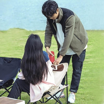 Αναδιπλούμενη Moon Chair με πλάτη για υπαίθριο κάμπινγκ – Oxford ύφασμα