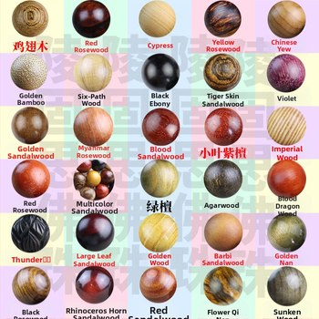 Ξύλινες χάντρες, λεία στρογγυλές, ελεύθερες χάντρες, μάρκα Wutong