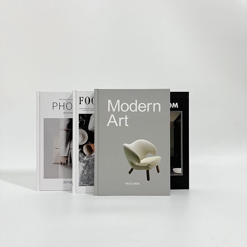 Μοντέρνο βορειοευρωπαϊκό διακοσμητικό βιβλίο με σκληρό εξώφυλλο για τραπεζάκι καφέ – Απλός και μοντέρνος στυλ, Υλικό: Jammed, Κατάλληλο ως δώρο γενεθλίων και Χριστουγέννων