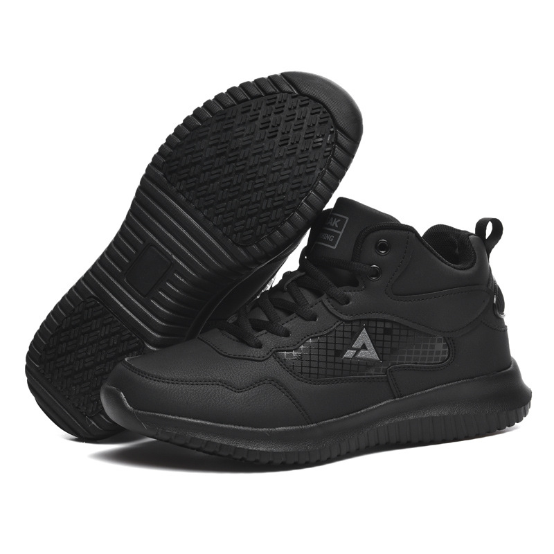 Vyriski virtuviniai loaferiai – neslidūs, atsparūs vandeniui, atsparūs aliejui; dirbtinė oda, apvali nosis