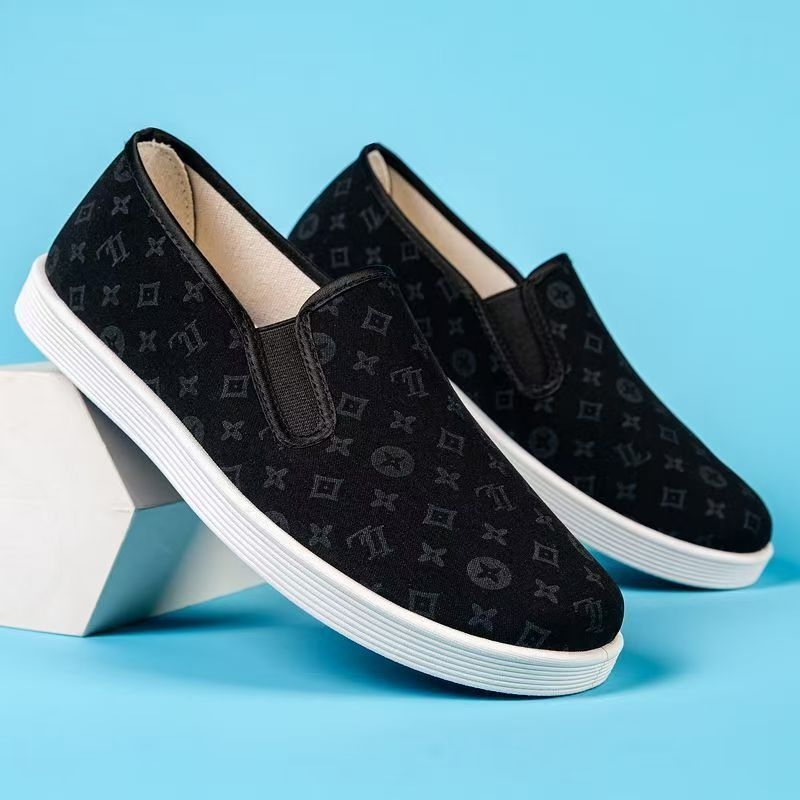 Siuvinėti audiniai batai Old Beijing, kvėpuojantys, atsparūs slydimui, vulkanizuota padas, medvilnės viršus