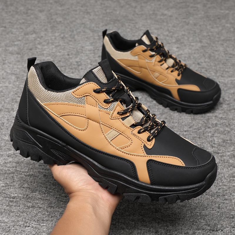 Muške vodootporne niske planinarske cipele – protuklizne, prozračne, apsorpcija udara, PU gornji dio