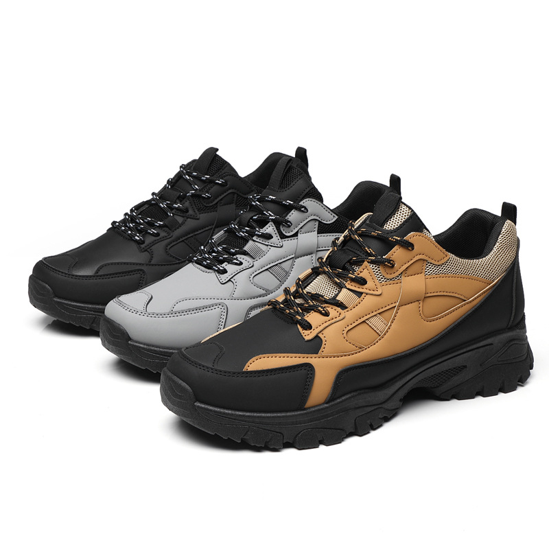 Muške vodootporne niske planinarske cipele – protuklizne, prozračne, apsorpcija udara, PU gornji dio