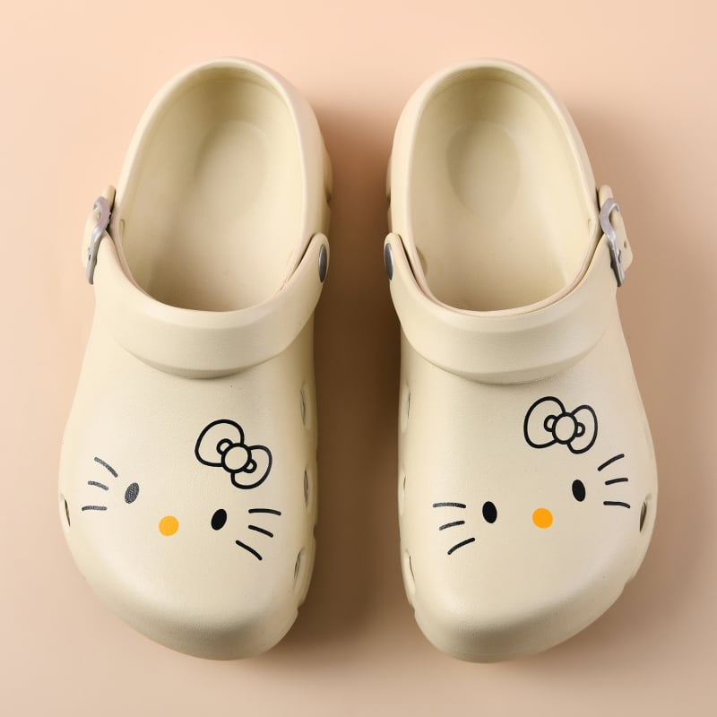 Crocs-στυλ παντόφλες EVA για γυναίκες — εσωτερικές παντόφλες με EVA επάνω μέρος και σόλα, αντιολισθητικές, 3 cm πάχος σόλας