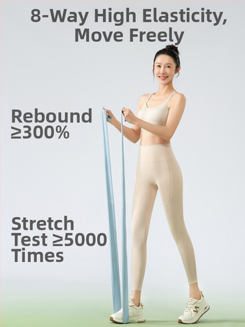 Najlon-spandeks tajice za jogu, visoka elastičnost, uski kroj, duljina 9 točaka, tekstni uzorak, proljeće 2025