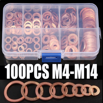 Медни уплътнения за масло (O-тип), в кутия, 100 бр., GB/T88-94 стандарт