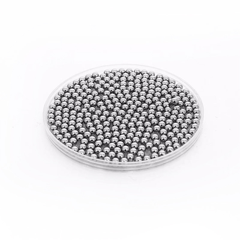 Въглеродна стоманена топка с огледално полирана повърхност; твърд шар; електроплакиран покритие; подходяща за индустриални компоненти и машини.