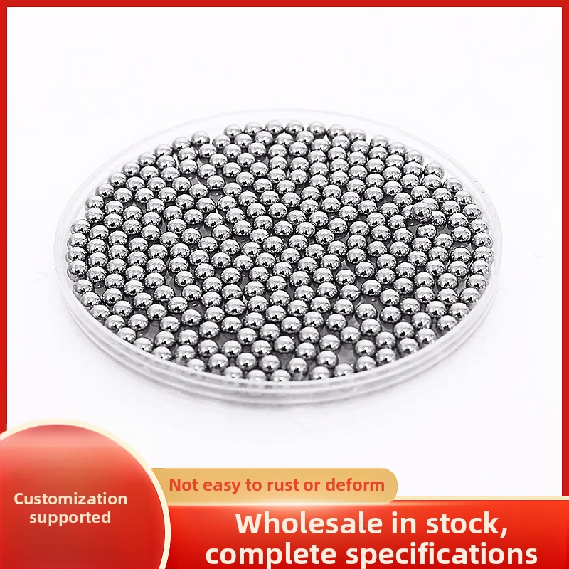 Въглеродна стоманена топка с огледално полирана повърхност; твърд шар; електроплакиран покритие; подходяща за индустриални компоненти и машини.