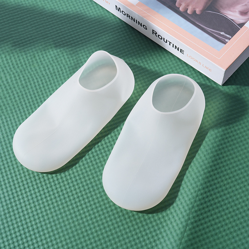 Silīkonu pēdu maska zeķēs ar eksfoliējošu un mitrinošu darbību, balināšana un papēža kopšana, modelis 0012