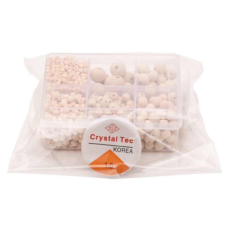 Дървени мъниста за нанизване, полирани, пролет 2023 г.