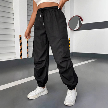 Salopete pentru femei, croi lejer, talie elastică, material Cool Silk Cotton și poliester, iarnă 2024, stil Japonez-Coreean