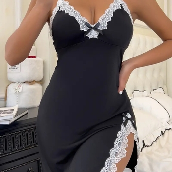 Sieviešu tīkla naktskleita ar Milk Silk audumu, poliester 95–100%