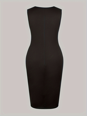 Γυναικείο σετ δύο τεμαχίων: σακάκι και φόρεμα, μακριά μανίκια, κομψό καθημερινό στυλ, φθινοπωρινή έκδοση 2024, πολυεστέρας με ελαστικό (≥95% πολυεστέρα)