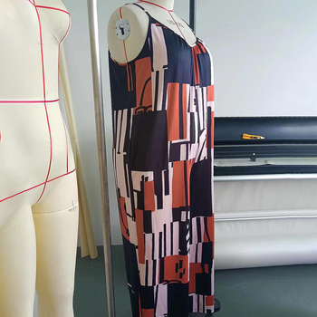 Дамски безръкав гащеризон с патчворк - полиестер 95%+, колажни шевове, уличен стил