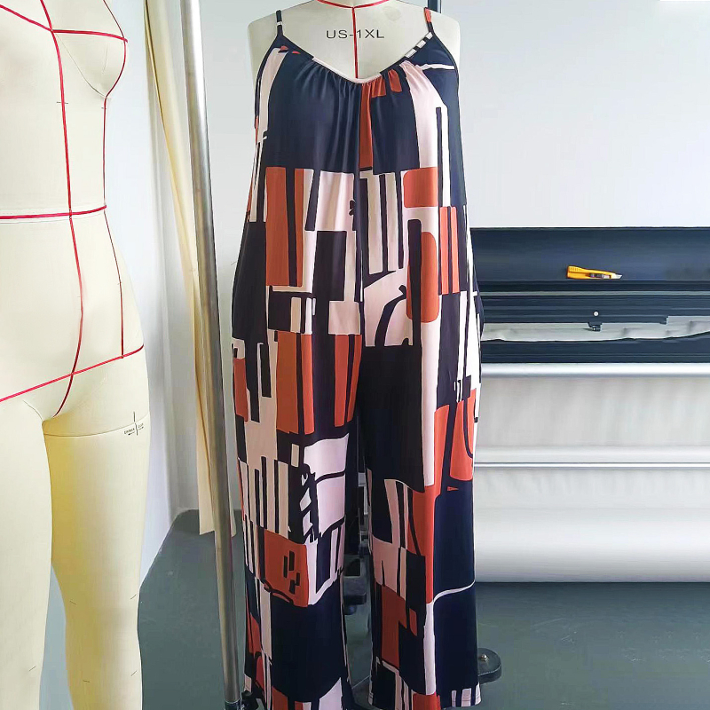 Дамски безръкав гащеризон с патчворк - полиестер 95%+, колажни шевове, уличен стил