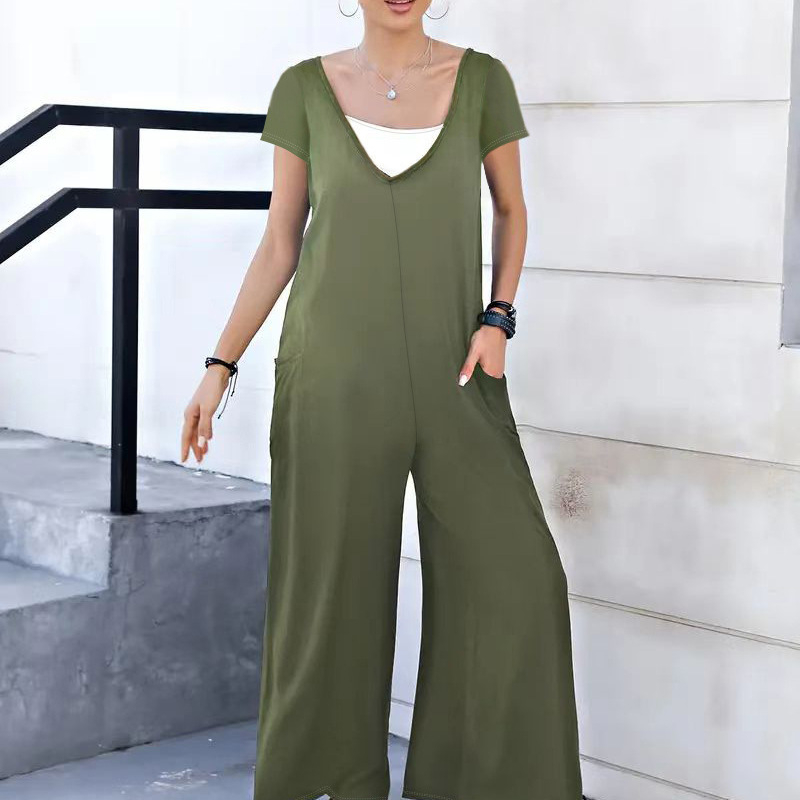 Patchzsebes overál, japán-koreai szabadidős stílus, poliészter, középső derekú, egyenes szárú, vasalásmentes kezelés