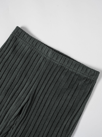 Панталони за жени: висока талия, къс панталон, тясна кройка, полиестер-еластанова смес, есен 2024