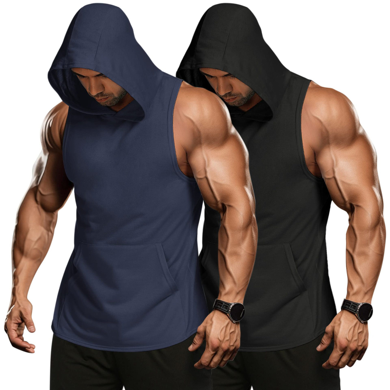 Vyrinė be rankovių liemenė, laisvas kirpimas, drėgmę šalinantis audinys, cheminių pluoštų mišinys, 92% poliesteris