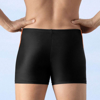 Vyrų briefs stiliaus plaukimo šortai, vieno spalvos dizainas, šoninė virvutė, poliesteris su elastanu, pamušalas poliesteriu su elastanu, tinkami treniruotėms ir plaukimui