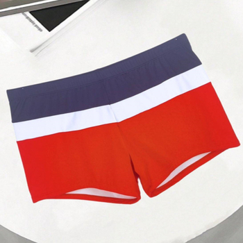 Vyriniai plaukimo šortai dryžių raštu, poliesterio-elastano audinys, pamušalas poliesteris, tinkami plaukimui ir fitnesui, nepralaidūs.