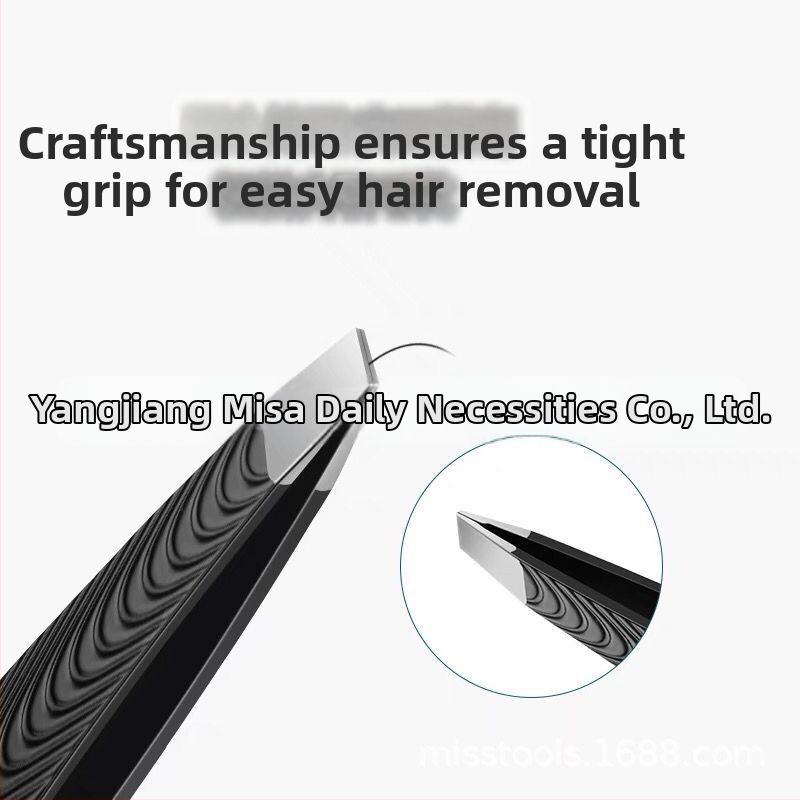 Vlnený vzor klipu na obočie so mini pinzetou, nehrdzavejúca oceľ, nástroj na tvarovanie obočia