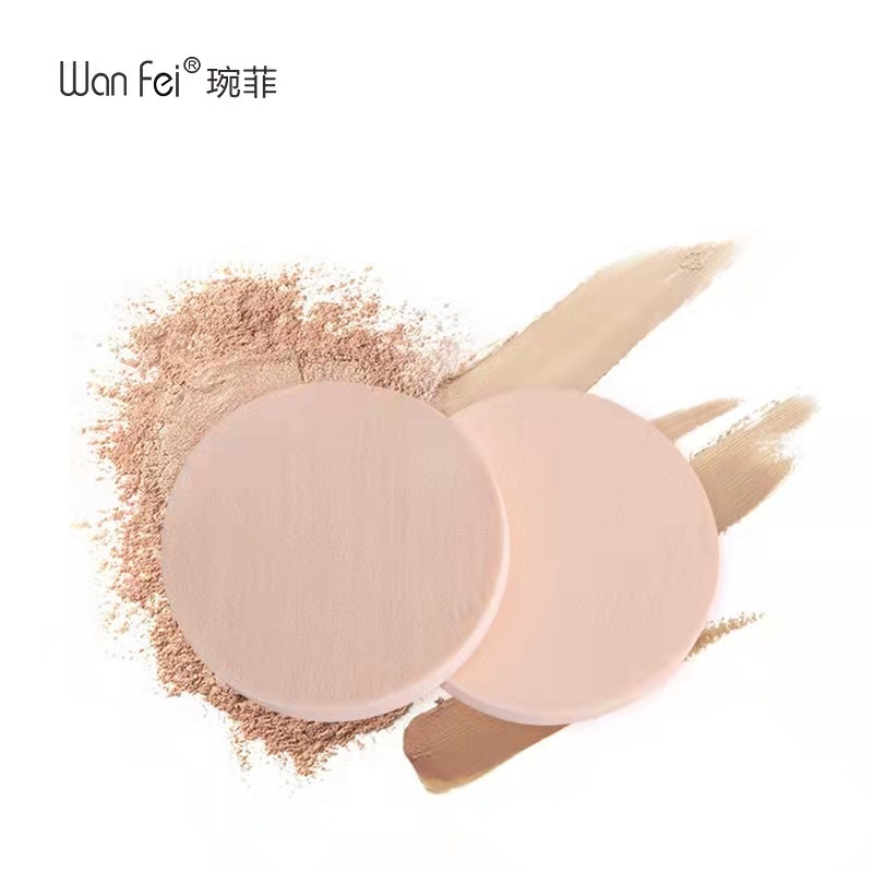 Wanfei latex makeup puff set, 12 komada, okrugli jastučići, 240 setova u kutiji